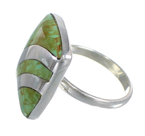 Turquoise And Sterling Silver Ring Size 6 RX81144