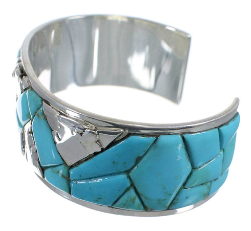 Authentic Sterling Silver And Turquoise High Quality Bracelet VX60802
