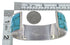 Authentic Sterling Silver And Turquoise High Quality Bracelet VX60802