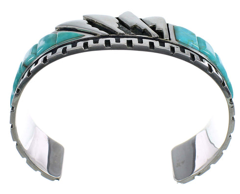 Sterling Silver And Turquoise Cuff Bracelet Jewelry VX60965