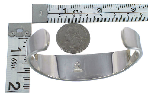 Heavy Sterling Silver Multicolor Cuff Bracelet VX60601