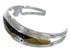 Genuine Sterling Silver Multicolor Native American Village Design Bracelet VX60660