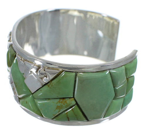 Authentic Sterling Silver Turquoise Sturdy Bracelet VX60705