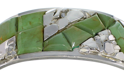 Authentic Sterling Silver Turquoise Sturdy Bracelet VX60705