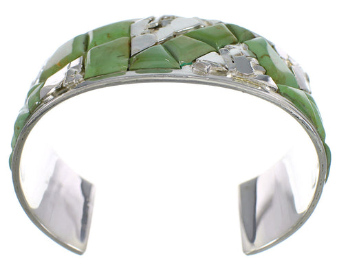 Authentic Sterling Silver Turquoise Sturdy Bracelet VX60705