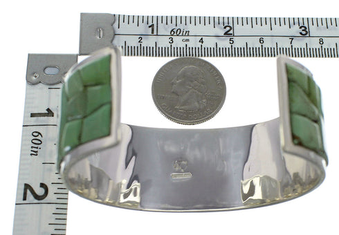 Authentic Sterling Silver Turquoise Sturdy Bracelet VX60705