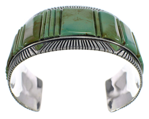 Genuine Sterling Silver Turquoise Heavy Bracelet VX60717