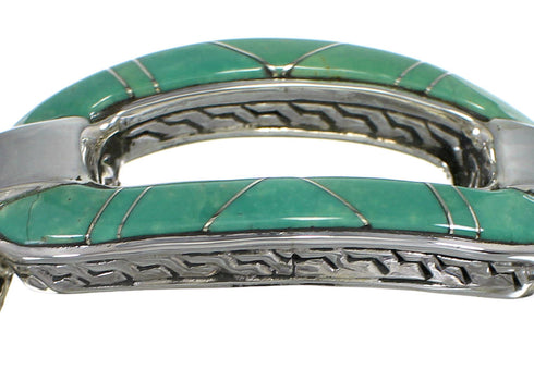 Authentic Sterling Silver Turquoise Sturdy Bracelet VX60719