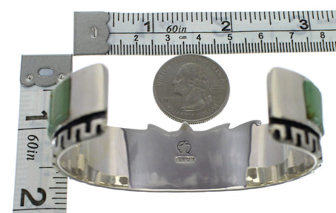 Southwest Sterling Silver And Turquoise Cuff Bracelet Jewelry VX60766