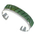 Heavy Sterling Silver Turquoise Water Waves Bracelet VX60451