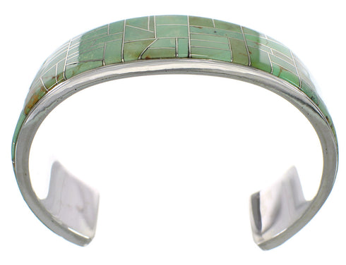 Well Built Sterling Silver Turquoise Bracelet Jewelry VX60471