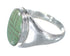 Sterling Silver And Turquoise Inlay Ring Size 9-3/4 RX59883