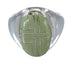 Sterling Silver Southwest Turquoise Inlay Ring Size 10-1/4 RX59889