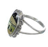 Multicolor Sterling Silver Native American Pueblo Design Southwest Ring Size 4-1/2 YX78055
