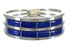 Southwestern Genuine Sterling Silver And Lapis Inlay Ring Size 5-3/4 WX60931
