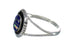 Southwestern Lapis And Opal Inlay Genuine Sterling Silver Ring Size 6-3/4 WX61085