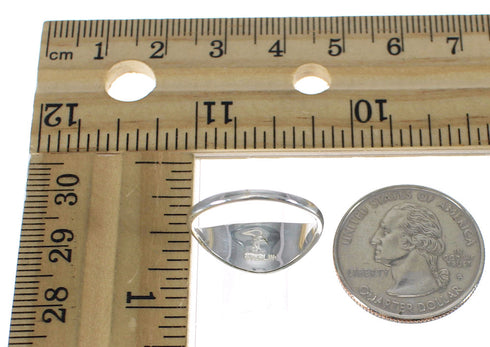 Multicolor Inlay And Genuine Sterling Silver Ring Size 7-3/4 MX60170