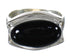 Authentic Sterling Silver Jewelry Southwestern Jet Ring Size 5-1/4 WX60640