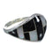 Jet And Mother Of Pearl Southwestern Silver Ring Size 6-1/4 WX60686