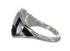 Jet And Mother Of Pearl Southwestern Silver Ring Size 6-1/4 WX60686