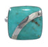 Turquoise Southwestern Sterling Silver Jewelry Ring Size 8-1/4 AX79561