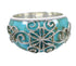 Authentic Sterling Silver Turquoise Inlay Southwest Ring Size 4-1/2 AX79627