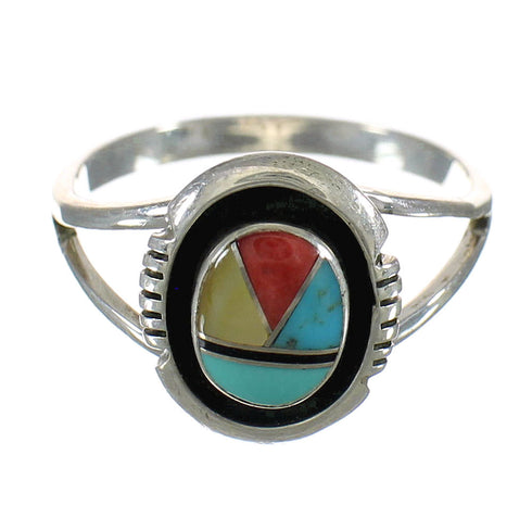 Sterling Silver Multicolor Ring Size 5-1/4 MX60878