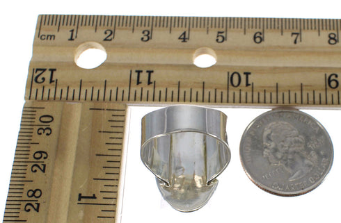 Sterling Silver Multicolor Inlay Southwest Ring Size 8-3/4 MX61062