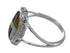 Southwest Genuine Sterling Silver And Multicolor Ring Size 6-1/4 VX61895