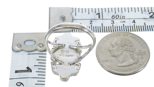 Multicolor Genuine Sterling Silver Ring Size 6-3/4 VX61962
