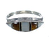 Southwest Genuine Sterling Silver And Multicolor Inlay Jewelry Ring Size 5-1/4 VX62057