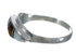 Southwest Genuine Sterling Silver And Multicolor Inlay Jewelry Ring Size 5-1/4 VX62057