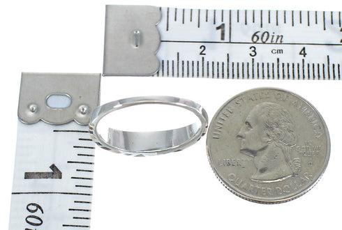 Genuine Sterling Silver And Multicolor Ring Size 6-1/4 VX62125