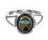 Southwest Multicolor Authentic Sterling Silver Ring Size 8 VX62251