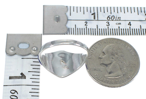 Southwest Sterling Silver Lapis Ring Size 8-3/4 VX61299