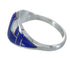 Southwest Lapis Opal Sterling Silver Jewelry Ring Size 7-3/4 VX61324