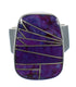 Sterling Silver Magenta Turquoise Ring Size 5-1/2 MX61619