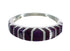 Southwest Magenta Turquoise Sterling Silver Ring Size 5-3/4 MX61952