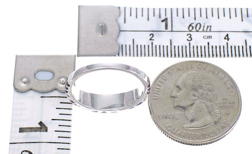 Southwest Magenta Turquoise Sterling Silver Jewelry Ring Size 6-3/4 MX61953