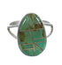 Turquoise Inlay Southwest Sterling Silver Ring Size 6-1/4 MX62053
