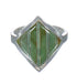 Southwest Sterling Silver Turquoise Ring Size 8-3/4 MX62170