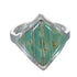 Genuine Sterling Silver Turquoise Inlay Southwest Ring Size 7-1/4 MX62215