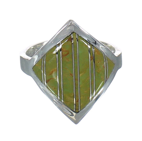 Sterling Silver Southwest Turquoise Jewelry Ring Size 6 MX62231