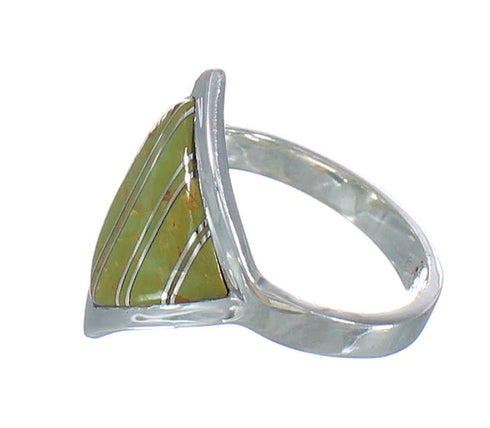Sterling Silver Southwest Turquoise Jewelry Ring Size 6 MX62231