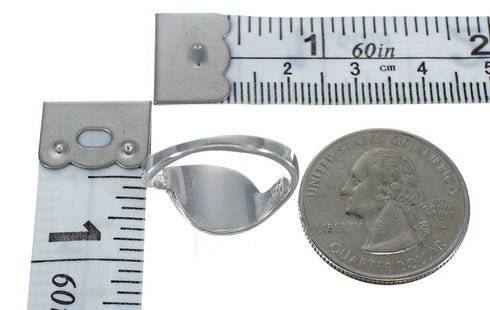 Multicolor Sterling Silver Jewelry Ring Size 8-3/4 VX61729