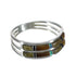 Southwest Genuine Sterling Silver And Multicolor Jewelry Ring Size 7-3/4 VX61773