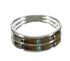 Authentic Sterling Silver And Multicolor Southwest Ring Size 8-1/2 VX61777