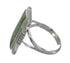 Sterling Silver Southwestern Turquoise Ring Size 8-3/4 QX80273