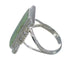 Southwestern Silver Turquoise Ring Size 6 QX80287