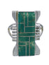 Turquoise Genuine Sterling Silver Southwest Ring Size 6-1/2 QX80314
